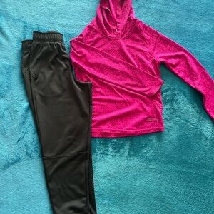 Marmot Pink and Black Kids Matching Set